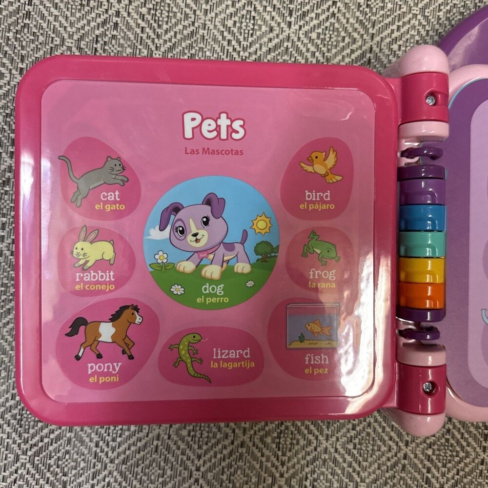 Leap Frog Scout and Violet 100 Words Book (Pink) Excellent Condition-Works - Picture 3 of 11